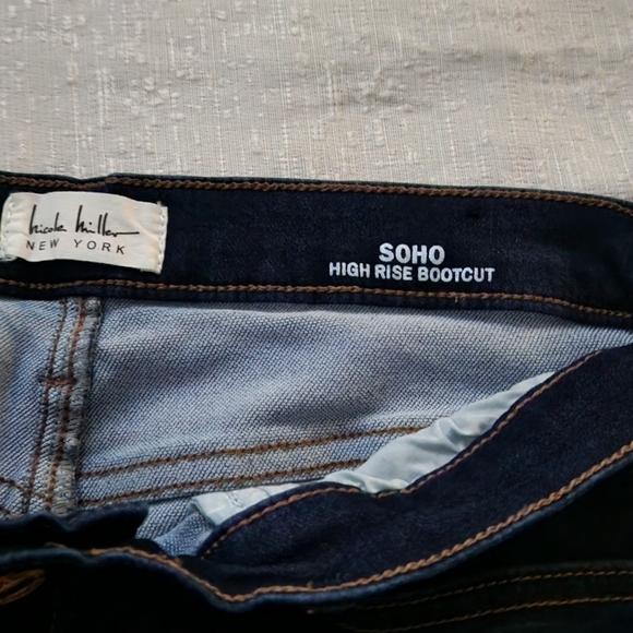 NWOT NICOLE HILLER SIZE 14 BLUE JEANS. - Picture 3 of 9